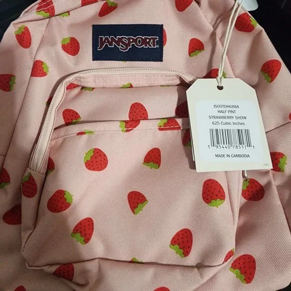 Jansport Bags Brand New Jansport Half Pint Strawberry Show Bag